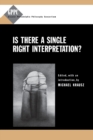 Image for Is There a Single Right Interpretation?