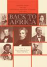 Image for Back to Africa : Benjamin Coates and the Colonization Movement in America, 1848-1880