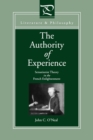 Image for The Authority of Experience : Sensationist Theory in the French Enlightenment