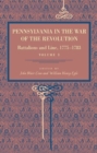 Image for Pennsylvania in the War of the Revolution : Battalions and Line, 1775-1783, Vol. 1
