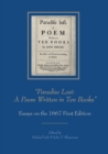 Image for &quot;Paradise lost - a poem written in ten books&quot;  : essays on the 1667 first edition