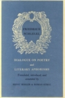 Image for Dialogue on Poetry and Literary Aphorisms