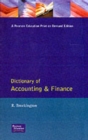 Image for Dictionary Of Accounting And Finance