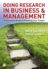Image for Doing research in business and management  : an essential guide to planning your project