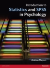 Image for Introduction to statistics and SPSS in psychology