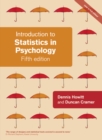 Image for Introduction to statistics in psychology