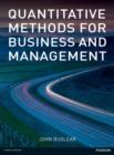 Image for Quantitative methods for business and management