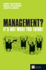 Image for Management, it&#39;s not what you think