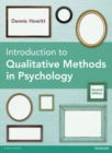 Image for Introduction to Qualitative Methods in Psychology