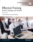 Image for Effective training: systems, strategies, and practices