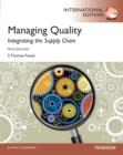 Image for Managing quality: integrating the supply chain