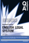 Image for Law Express Question and Answer: English Legal System