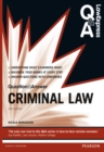 Image for Criminal Law (Q&amp;A Revision Guide)