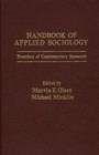 Image for Handbook of Applied Sociology : Frontiers of Contemporary Research