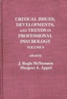 Image for Critical Issues, Developments, and Trends in Professional Psychology : Volume 3