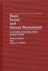 Image for Rape, Incest, and Sexual Harassment : A Guide for Helping Survivors
