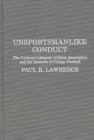 Image for Unsportsmanlike Conduct