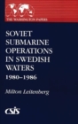 Image for Soviet Submarine Operations in Swedish Waters