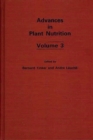 Image for Advances in Plant Nutrition : Volume 3