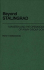 Image for Beyond Stalingrad : Manstein and the Operations of Army Group Don