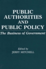 Image for Public Authorities and Public Policy