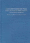 Image for Managing Common Pool Groundwater Resources : An International Perspective