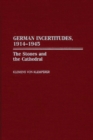 Image for German Incertitudes, 1914-1945