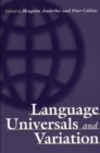 Image for Language Universals and Variation