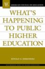 Image for What&#39;s Happening to Public Higher Education?