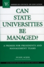 Image for Can State Universities Be Managed?