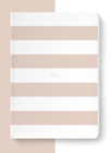 Image for Spirit Stationery Striped A5 Notebook : Dusty Pink