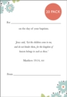 Image for Baptism card 2024 : Pack of 20