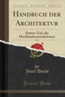 Image for Handbuch Der Architektur, Vol. 6