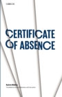 Image for Certificate of Absence