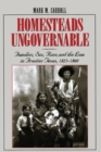 Image for Homesteads Ungovernable : Families, Sex, Race, and the Law in Frontier Texas, 1823-1860