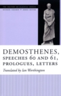 Image for Speeches 60 and 61, prologues, letters