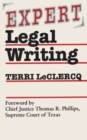 Image for Expert Legal Writing