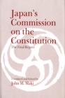 Image for Japan&#39;s Commission on the Constitution: The Final Report