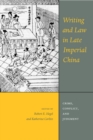 Image for Writing and Law in Late Imperial China
