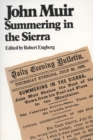 Image for John Muir : Summering in the Sierra