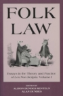 Image for Folk Law : Essays in the Theory and Practice of Lex Non Scripta