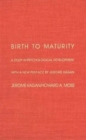 Image for Birth to Maturity