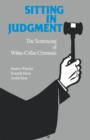 Image for Sitting in Judgement : The Sentencing of White-Collar Criminals