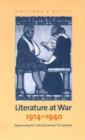 Image for Literature at War, 1914-40