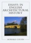 Image for Essays in English architectural history