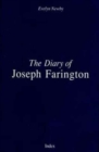 Image for The diary of Joseph Farington  : index