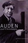 Image for Auden and Christianity