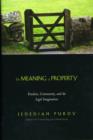 Image for The meaning of property  : freedom, community, and the legal imagination