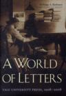 Image for A World of Letters