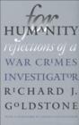 Image for For humanity: reflections of a war crimes investigator